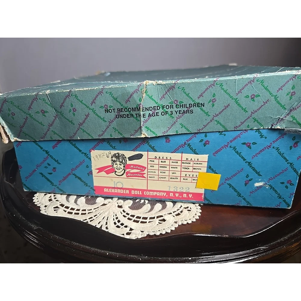 Vintage Madame Alexander Doll Jo 1322 with‎ Original Box